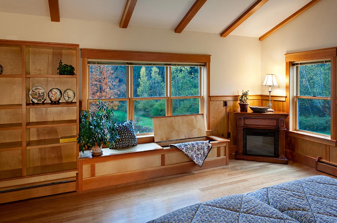 master bedroom looking at window