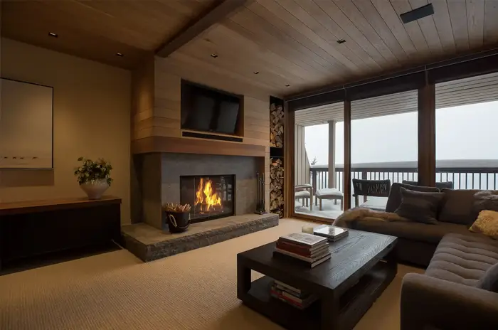mountain ski chalet